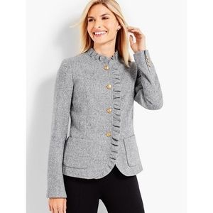 Talbots Shetland Harrington Wool Jacket